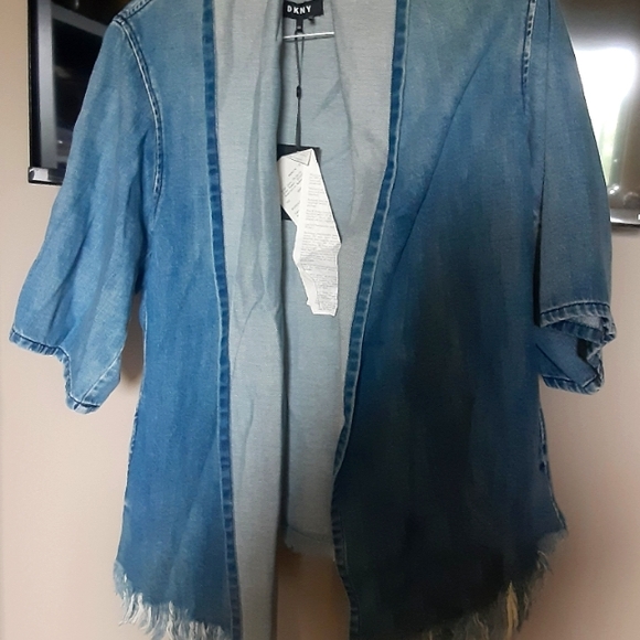 Denim oversized jacket, can be used for maternity as well. - Picture 1 of 2
